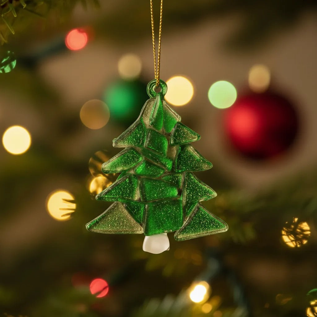 Sea Glass Christmas Tree Ornament