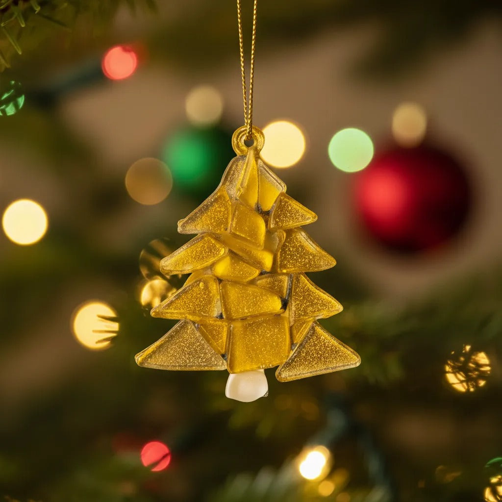 Sea Glass Christmas Tree Ornament