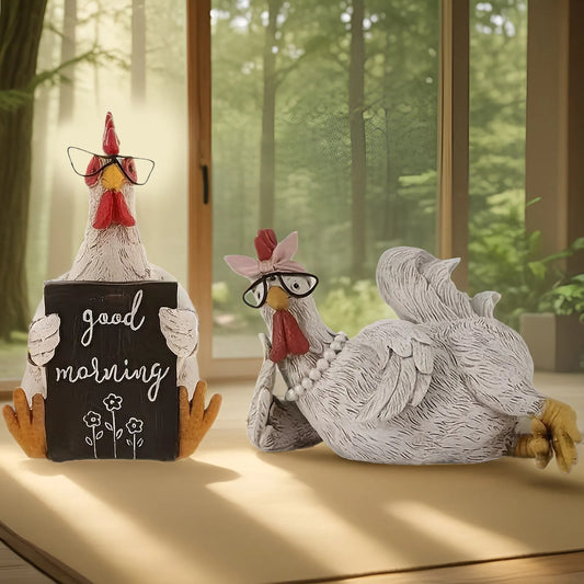 Good Morning Rooster Ornament