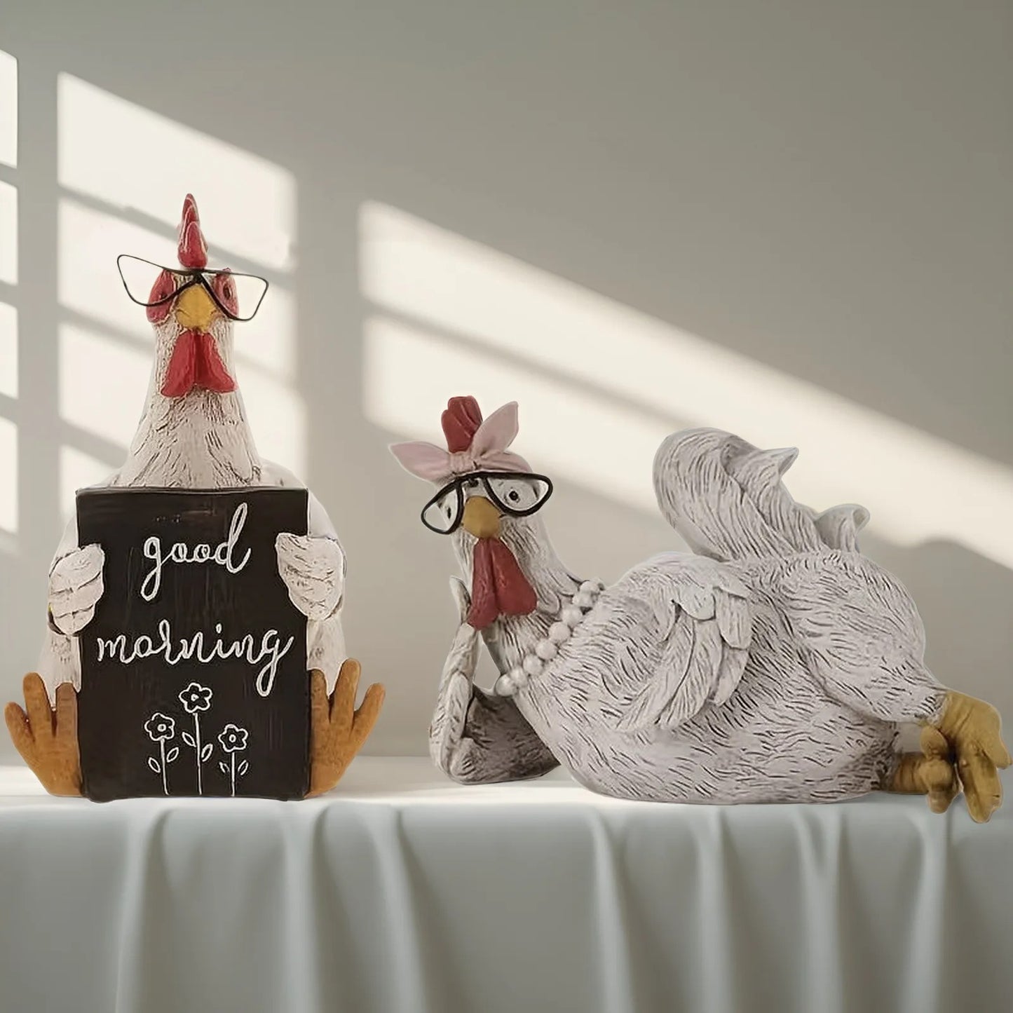 Good Morning Rooster Ornament