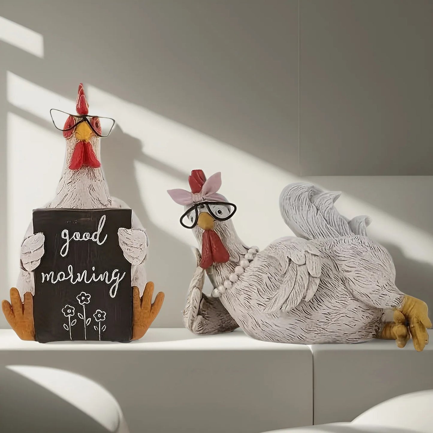 Good Morning Rooster Ornament