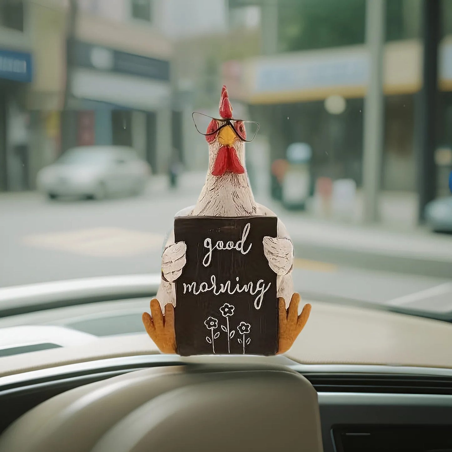 Good Morning Rooster Ornament