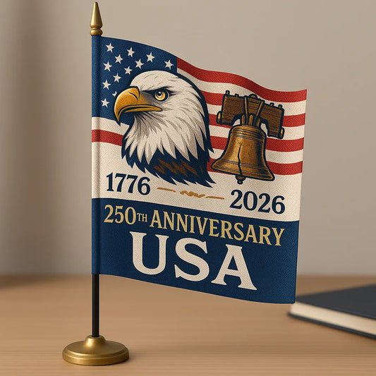 250th Anniversary USA Table Flag