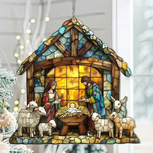 Nativity Scene Suncatcher