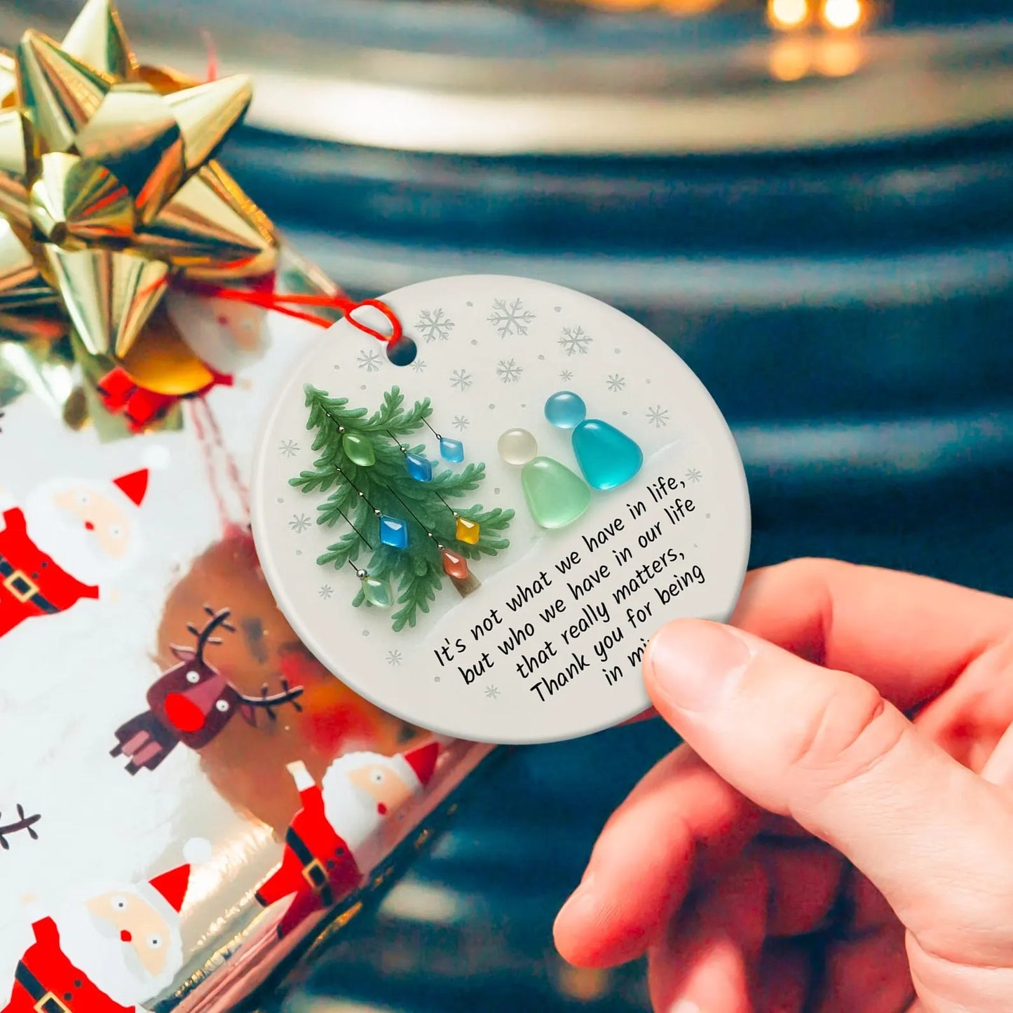 Sea Glass Timeless Friendship Ornament