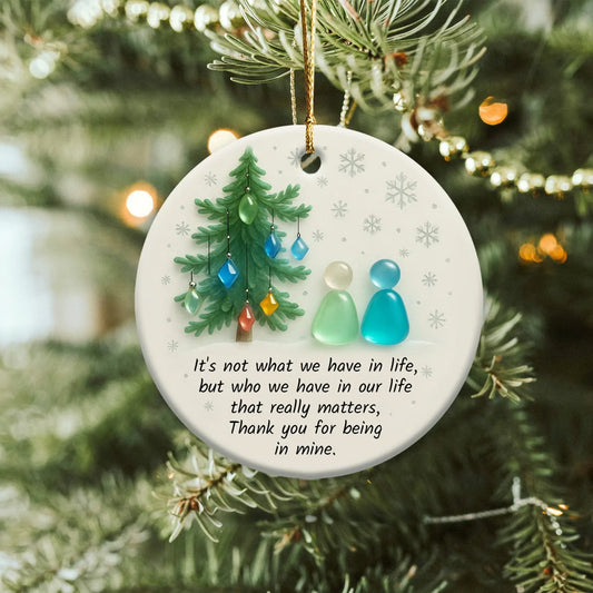 Sea Glass Timeless Friendship Ornament