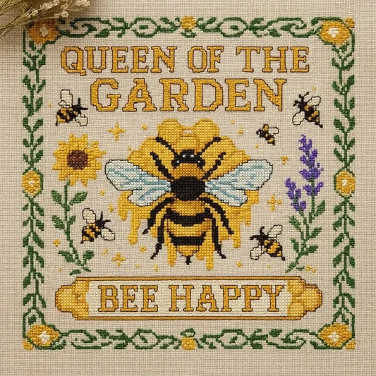 Insects Garden Friends Cross Stitch Kit
