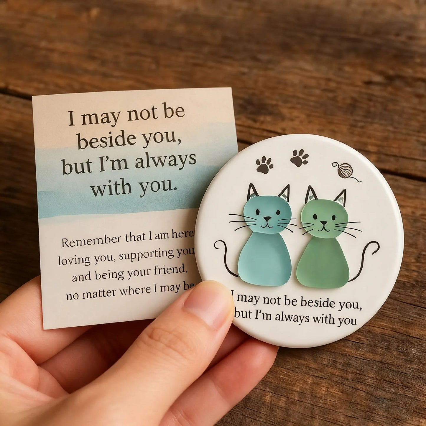 Sea Glass Cat Pocket Cuddles