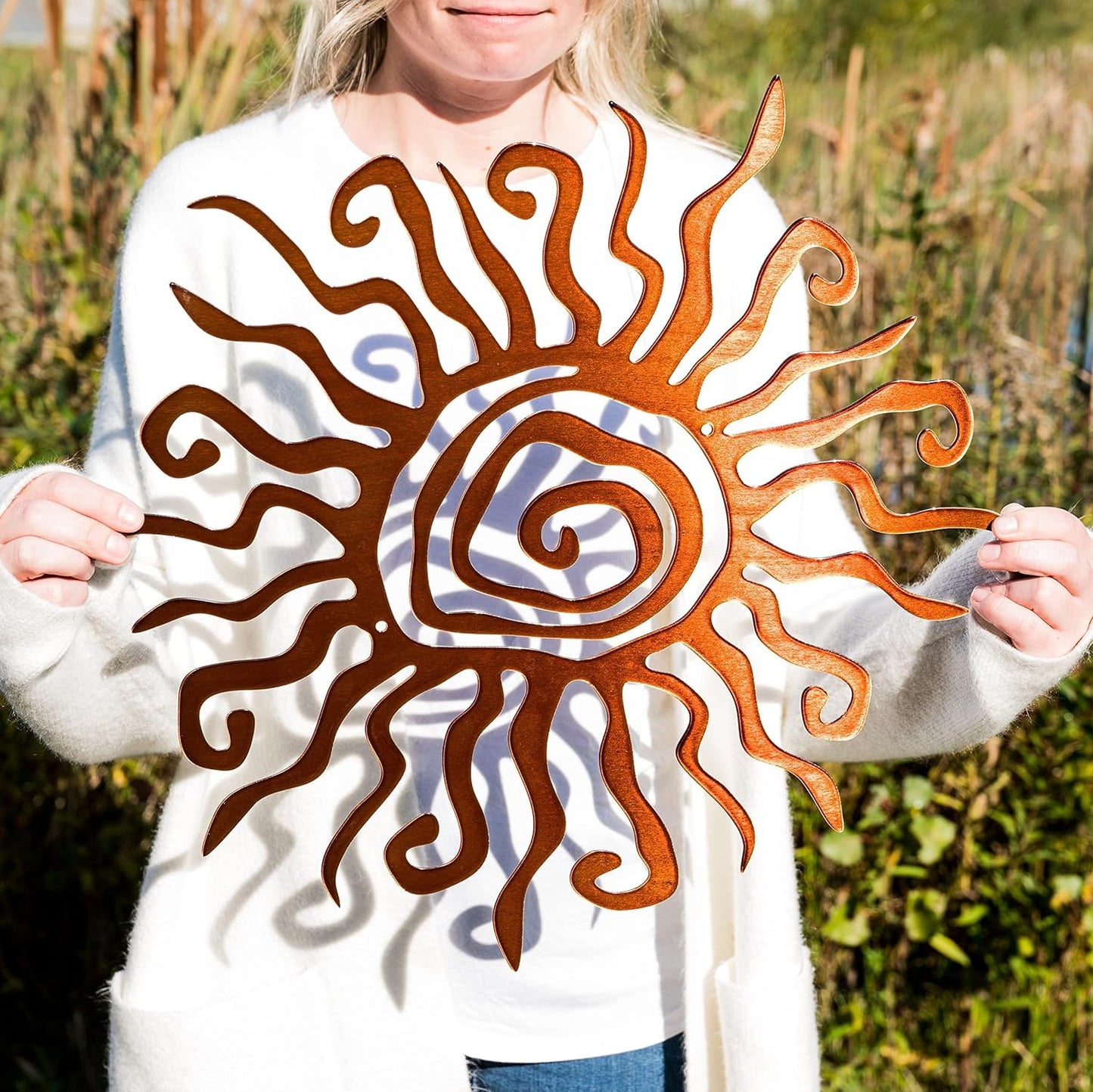 Wacky Sun Metal Wall Art