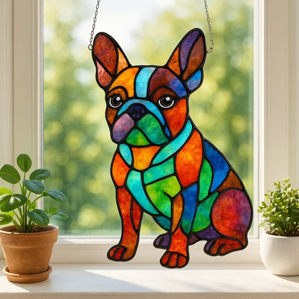 Dog Sun Catchers Window Hanging