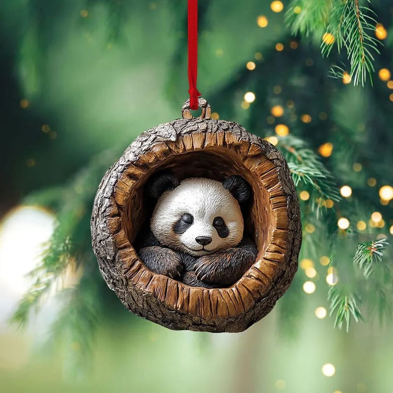 Owl Sleeping Ornaments