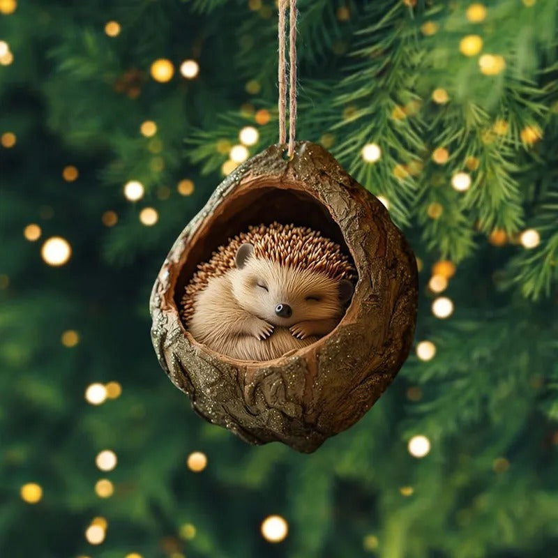 Owl Sleeping Ornaments