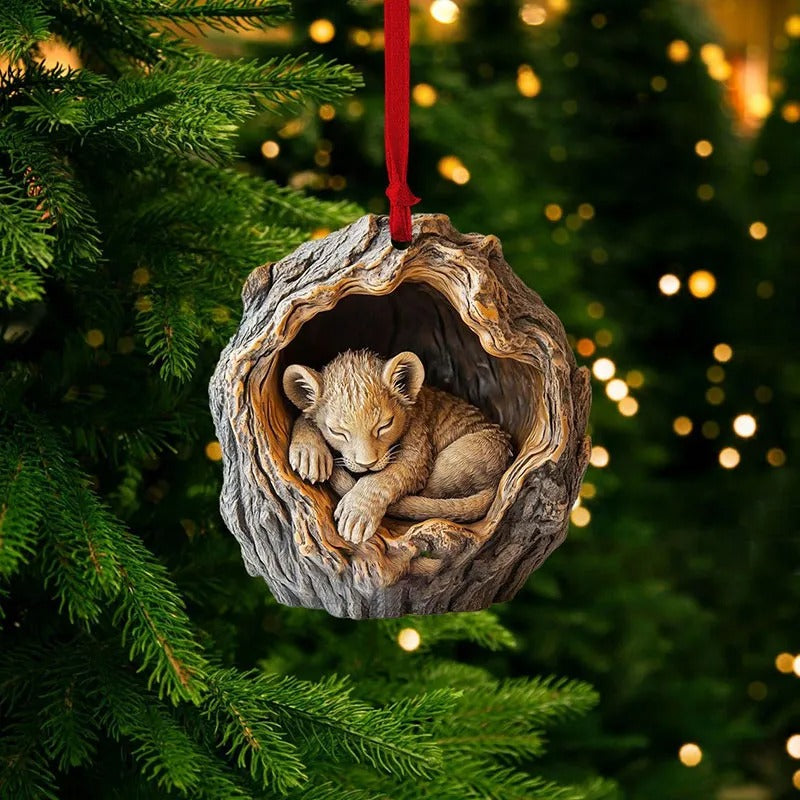 Owl Sleeping Ornaments