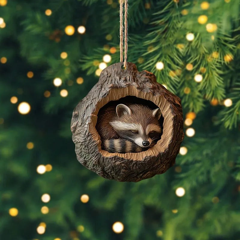 Owl Sleeping Ornaments