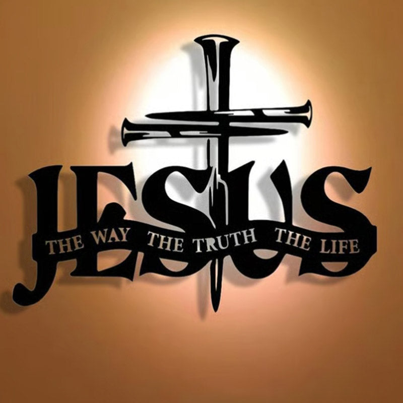 Jesus & Cross Design Wall Art