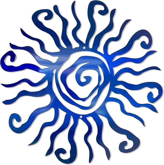 Wacky Sun Metal Wall Art