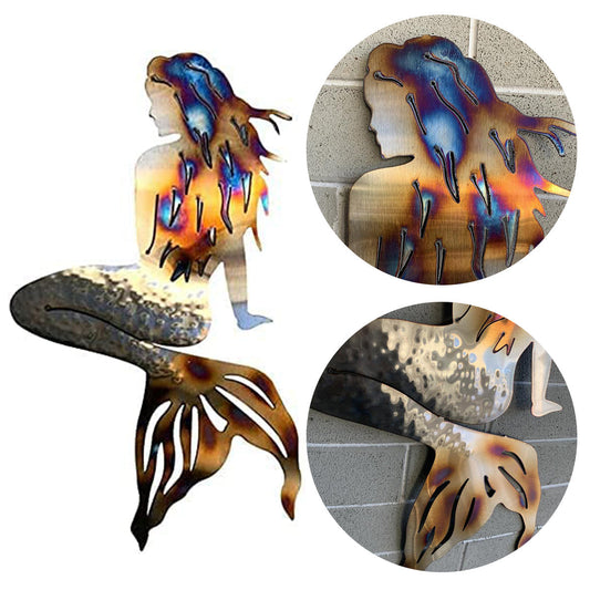 Mermaid Metal Wall Art
