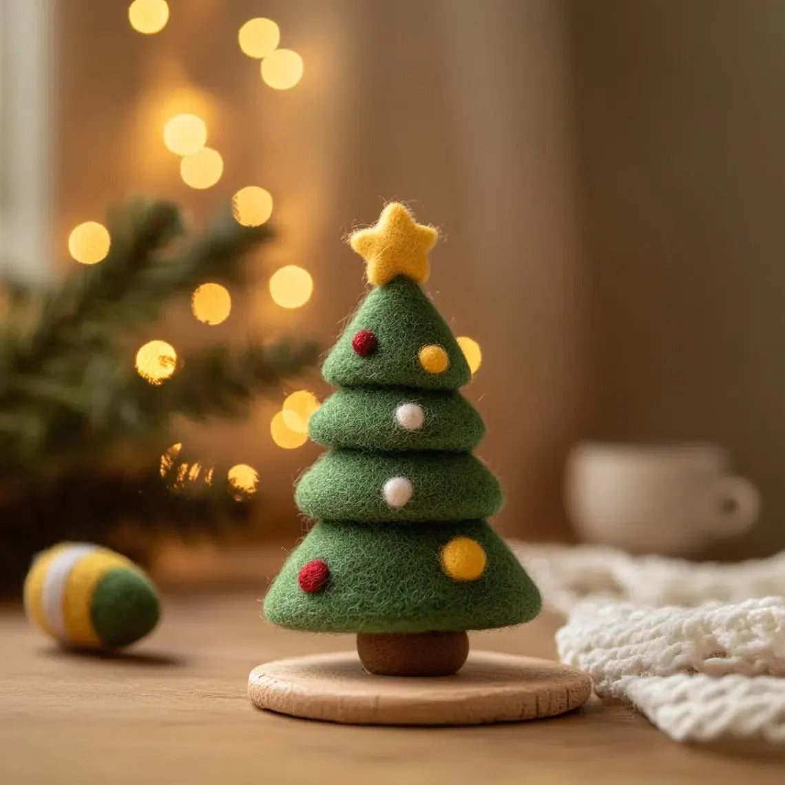Handmade Felt Christmas Tree Ornament